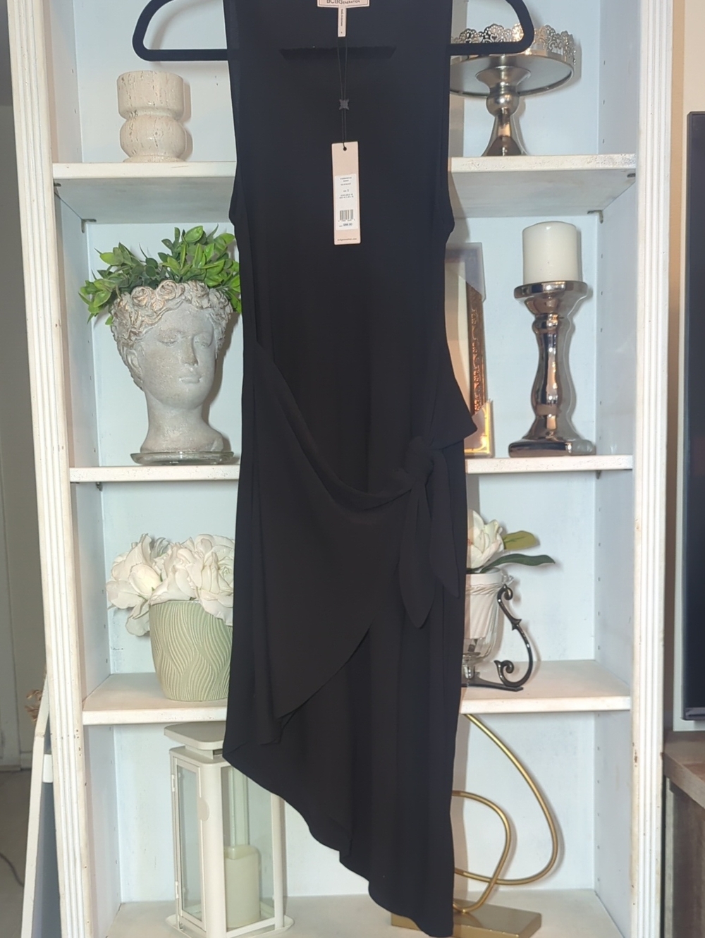 BCBGeneration Elegant Black Asymmetrical Dress